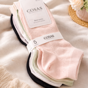 3c565d81-bb38-4faa-a5b5-eb6e3a8edf5b Moteriškos kojinaitės COSAS (5 poros)