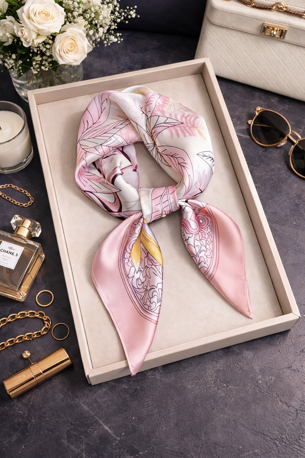 522a2fe0-b2f5-4c3e-94ee-02a2a3c052bc-3 Satino skarelė 70×70 cm – elegantiškas akcentas