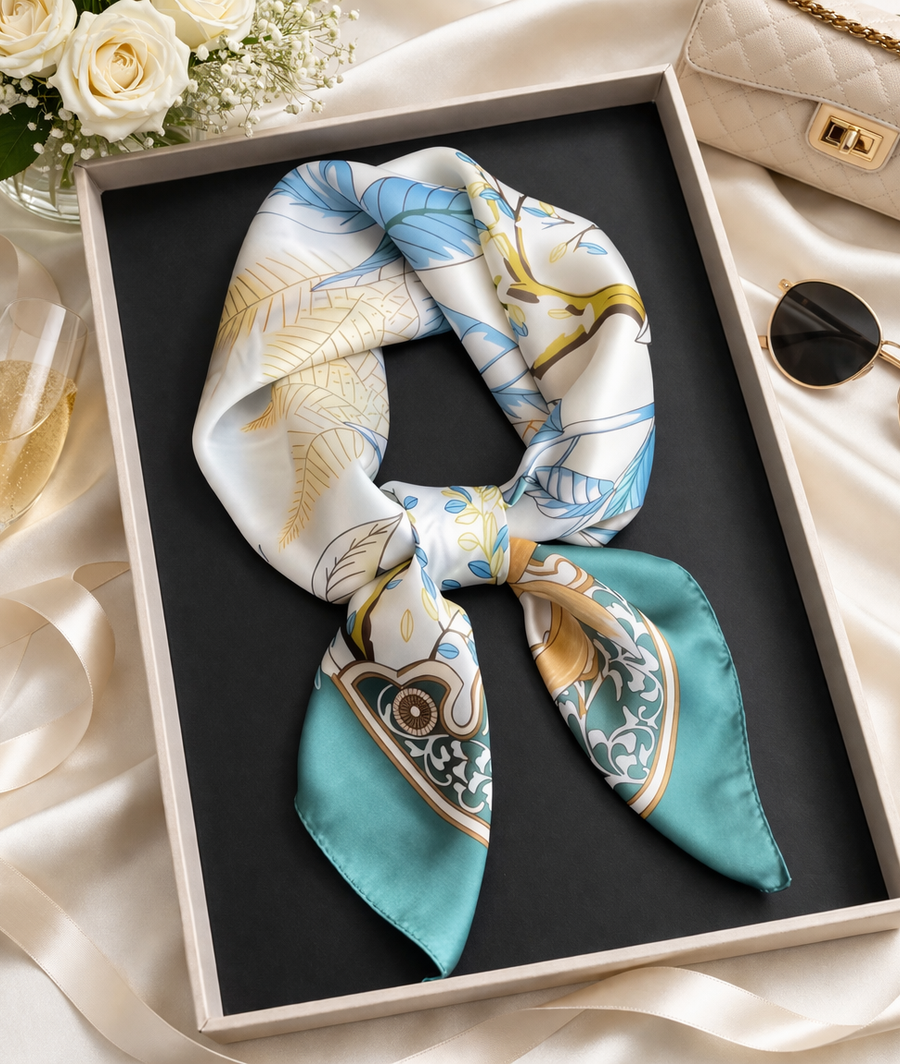 Satino skarelė 70×70 cm – elegantiškas akcentas