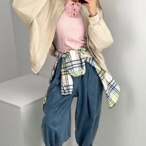 img_8800-2 Kreminė eko odos bomber stiliaus striukė