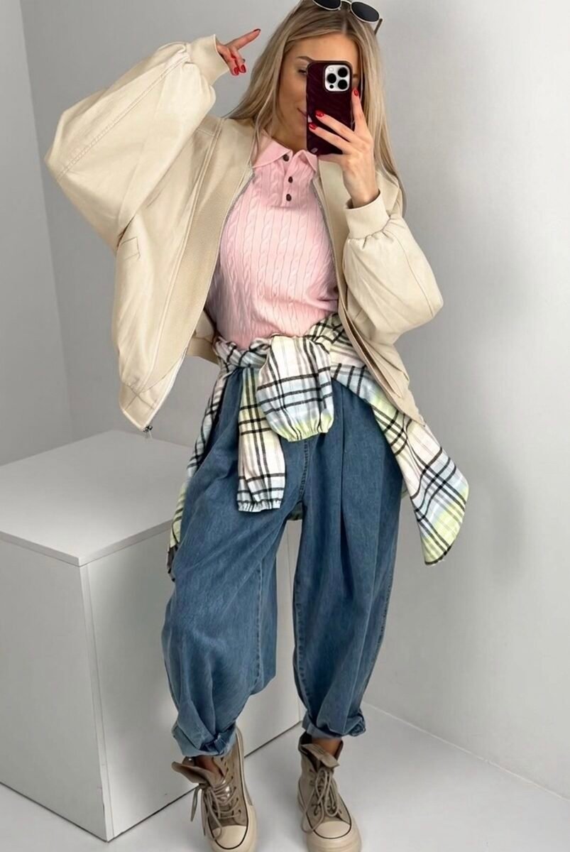 img_8800-2 Kreminė eko odos bomber stiliaus striukė