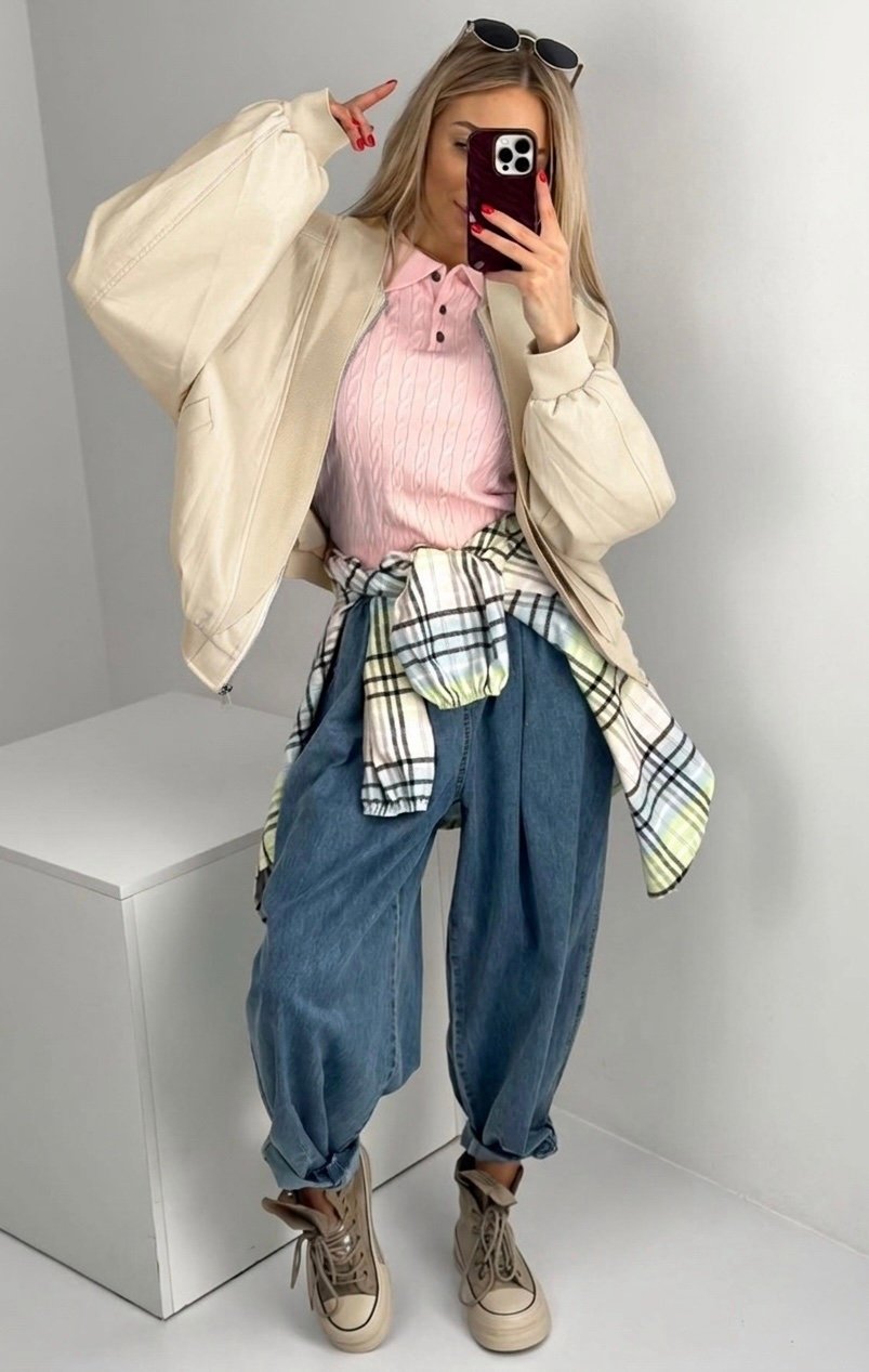 img_8800-2 Kreminė eko odos bomber stiliaus striukė