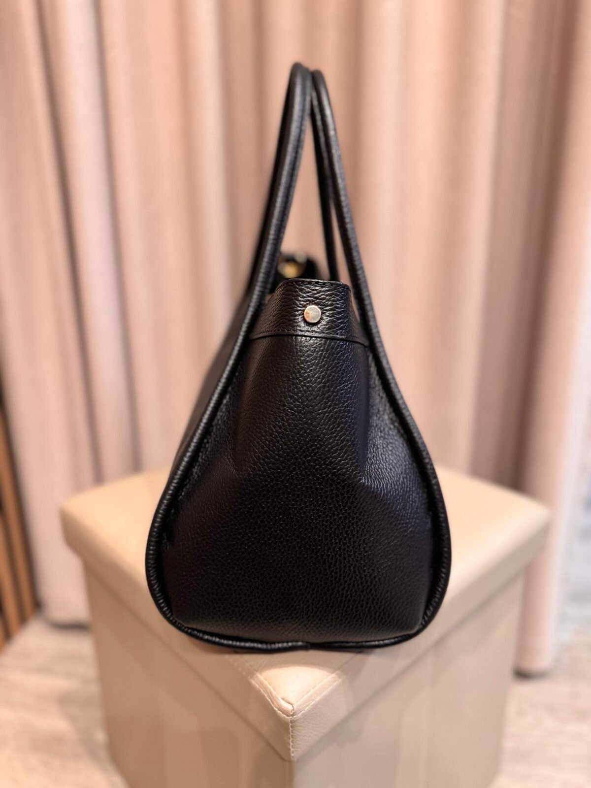 Didelė natūralios odos rankinė