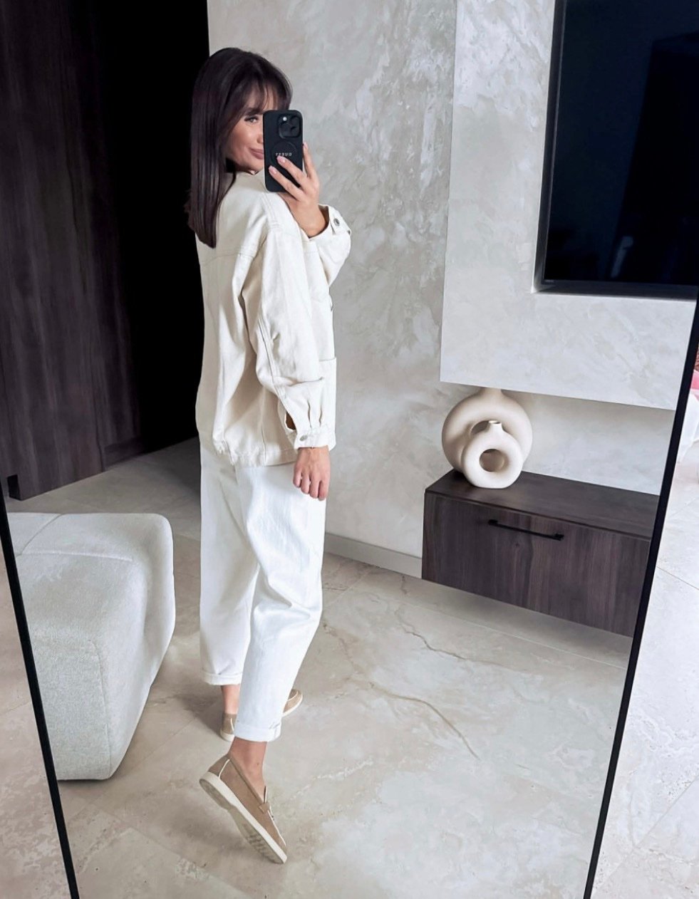 Džinsinis švarkelis su kišenėmis