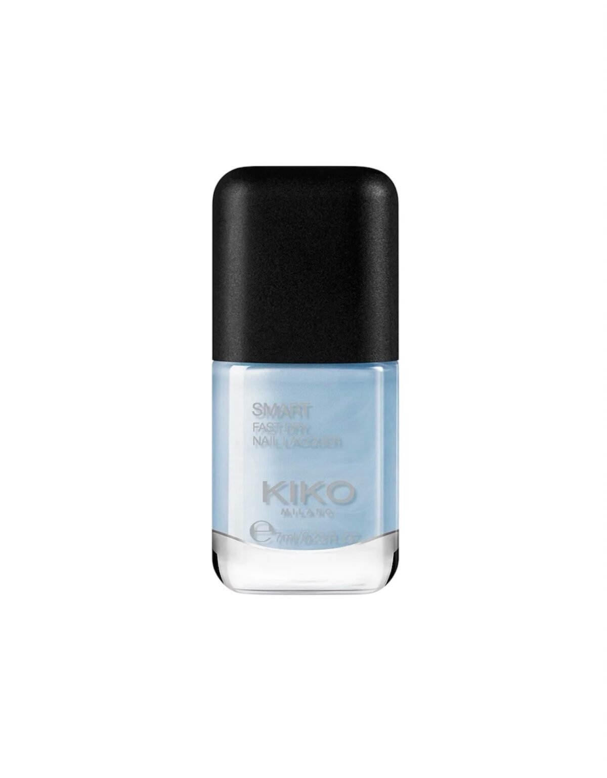 KIKO MILANO Smart Nail Lacquer 81 Pearly Light Blue – greitai džiūstantis nagų lakas