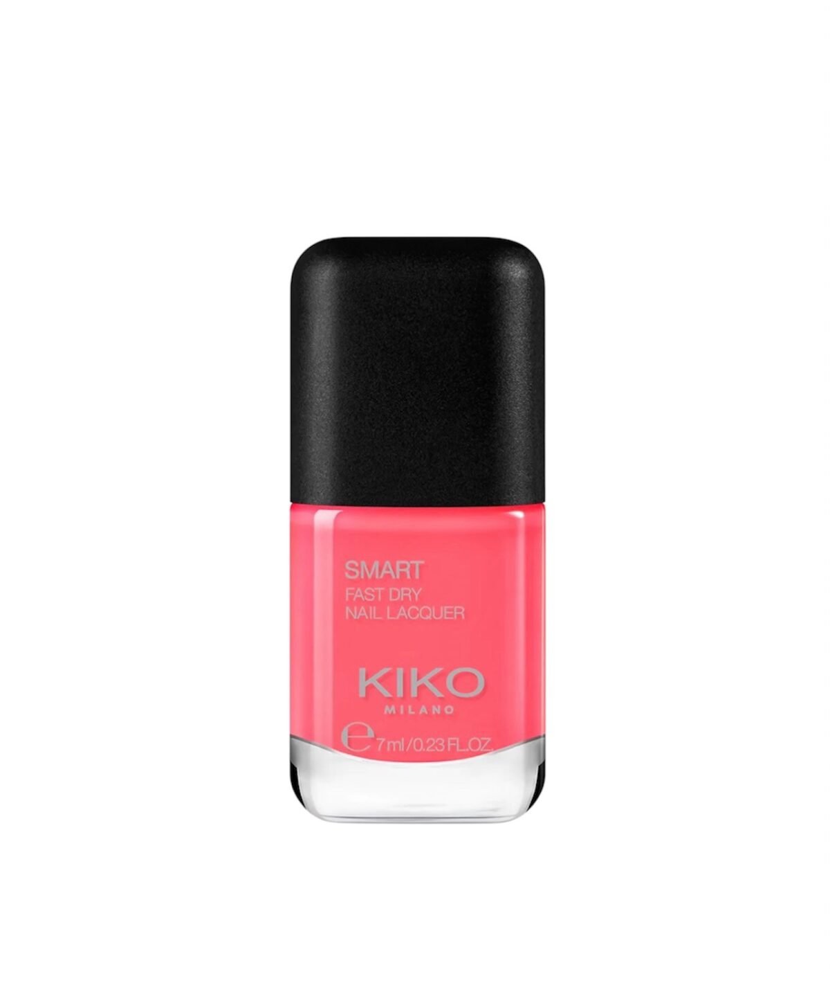 KIKO MILANO Smart Nail Lacquer 65 Strawberry Pink – greitai džiūstantis nagų lakas
