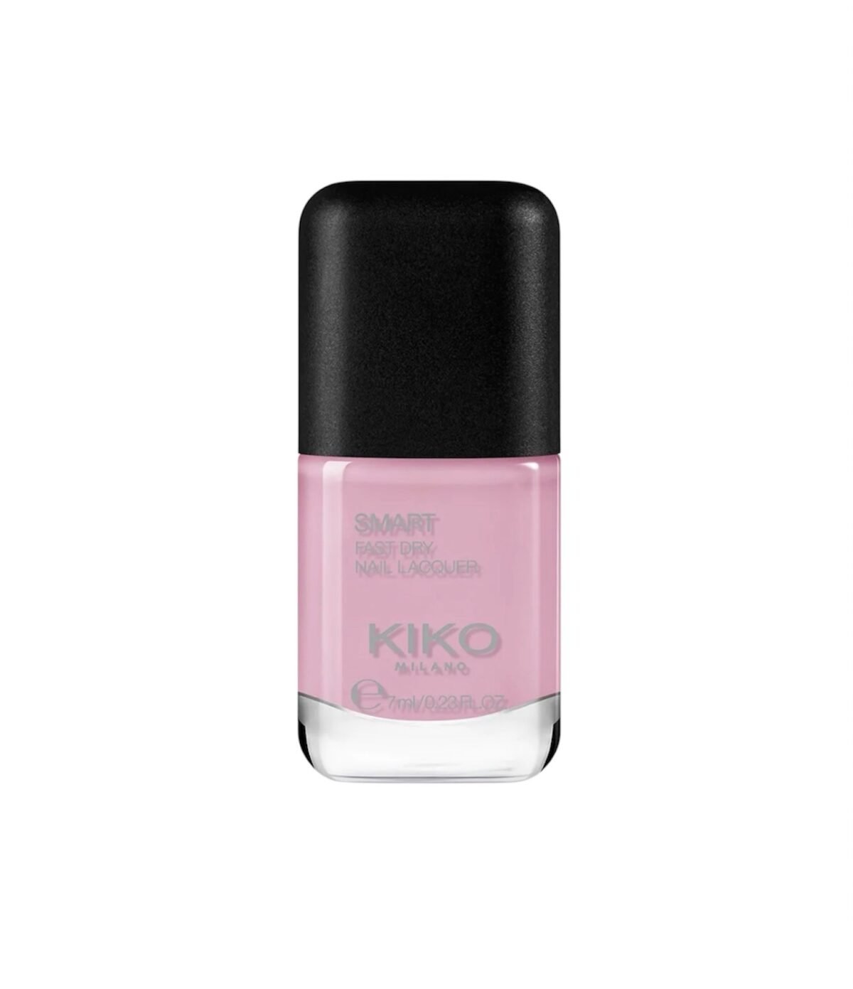 KIKO MILANO Smart Nail Lacquer 74 Pearly Baby Rose – greitai džiūstantis nagų lakas