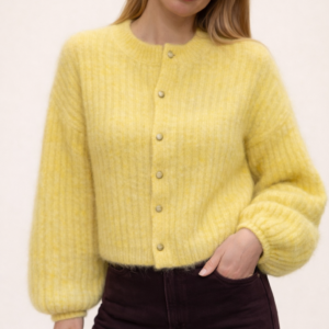 0434acbf-dba7-4204-a179-813637ee04b7 Geltonas megztukas su plačiomis rankovėmis