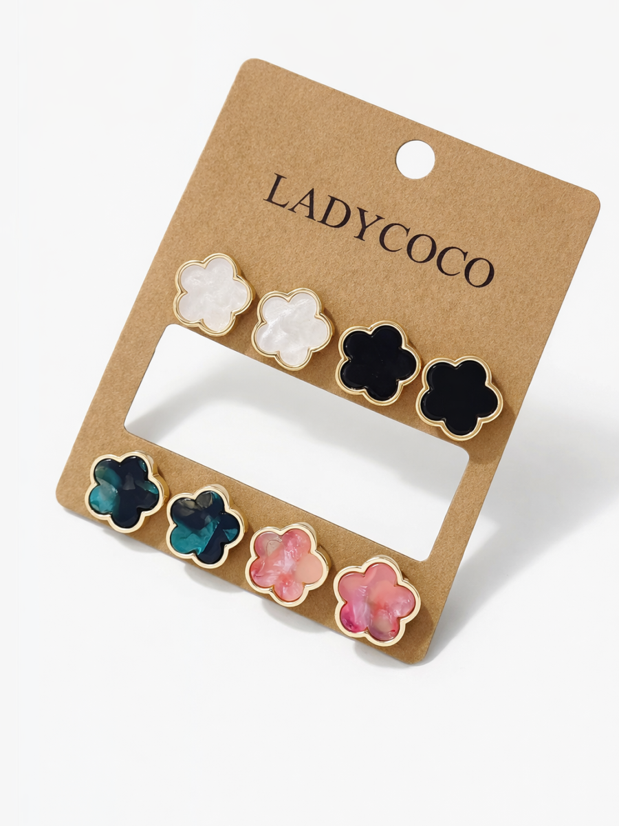 673d03fe-7316-460b-b5ca-c8f95f7996fd 4 porų auskarų rinkinys – gėlytės