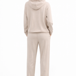 Žalios spalvos laisvalaikio moteriškas kostiumėlis (be pūkelio)