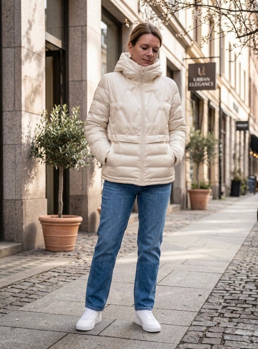 Pavasarinė striukė (kreminė)