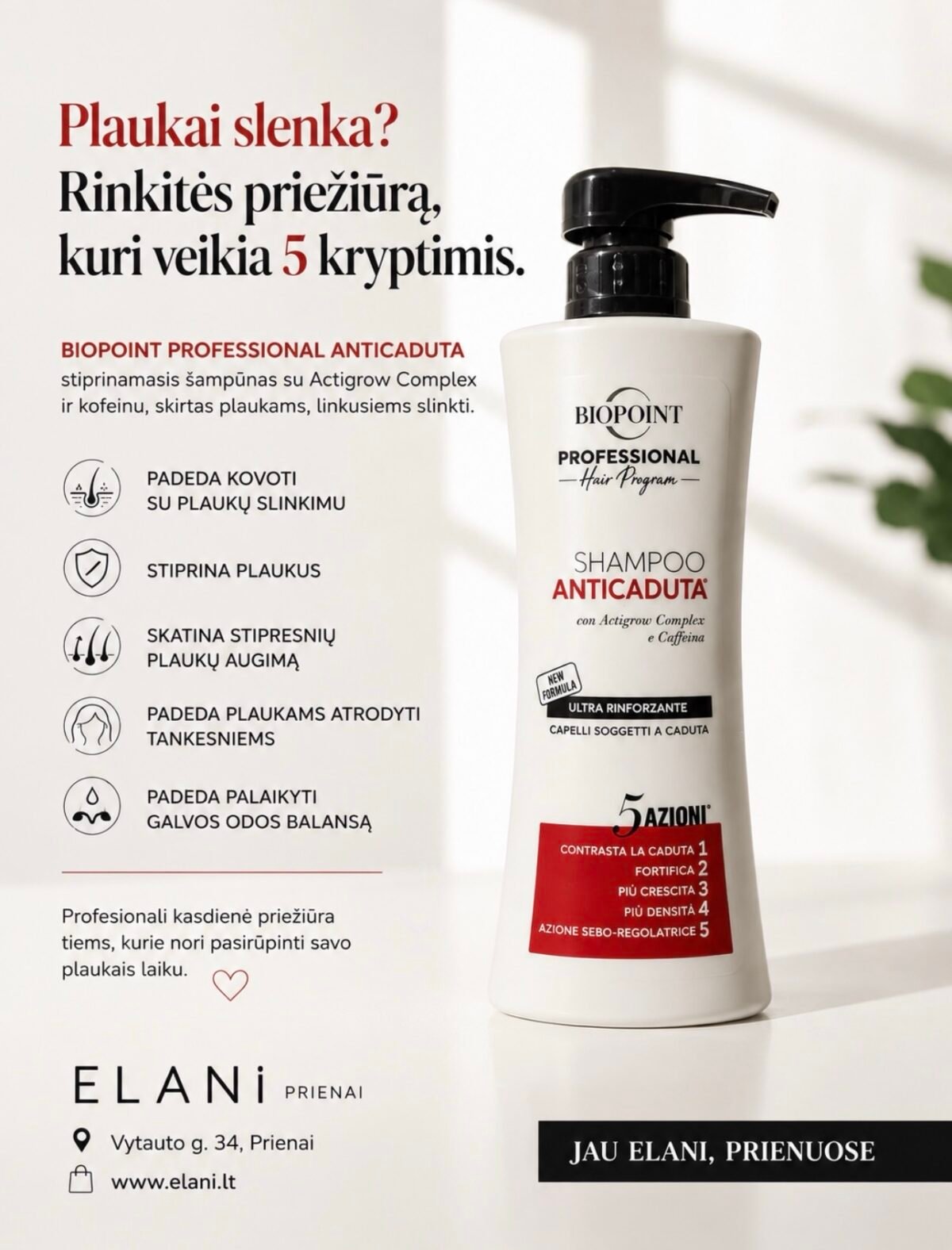screenshot-1115 Biopoint ANTICADUTA - Profesionalus šampūnas nuo plaukų slinkimo ir stiprinatis plaukus 400ml