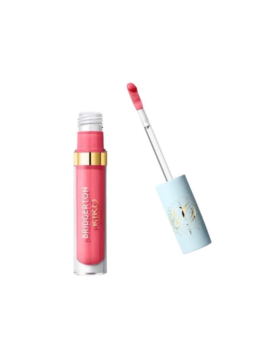 KIKO MILANO Bridgerton Brilliant Bliss Lip Gloss 02 – lūpų blizgesys su spindesiu (riboto leidimo)