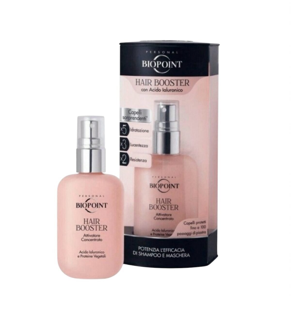 Biopoint HAIR BOOSTER - PLAUKŲ STIPRINIMO KONCENTRUOTAS AKTYVATORIUS SU HIALURONO RŪGŠTIMI IR AUGALŲ BALTYMAIS 50ML - PV07324- PV06519