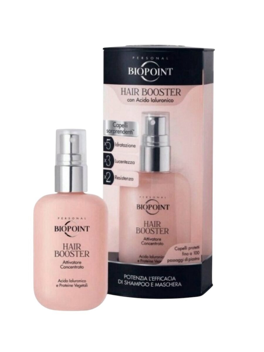 Biopoint HAIR BOOSTER - PLAUKŲ STIPRINIMO KONCENTRUOTAS AKTYVATORIUS SU HIALURONO RŪGŠTIMI IR AUGALŲ BALTYMAIS 50ML - PV07324- PV06519