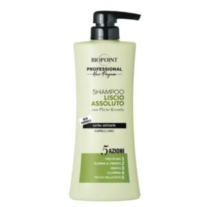 Biopoint LISCIO ASSOLUTO - PROFESIONALUS ŠAMPŪNAS LYGINANTIS PLAUKUS 400 ML