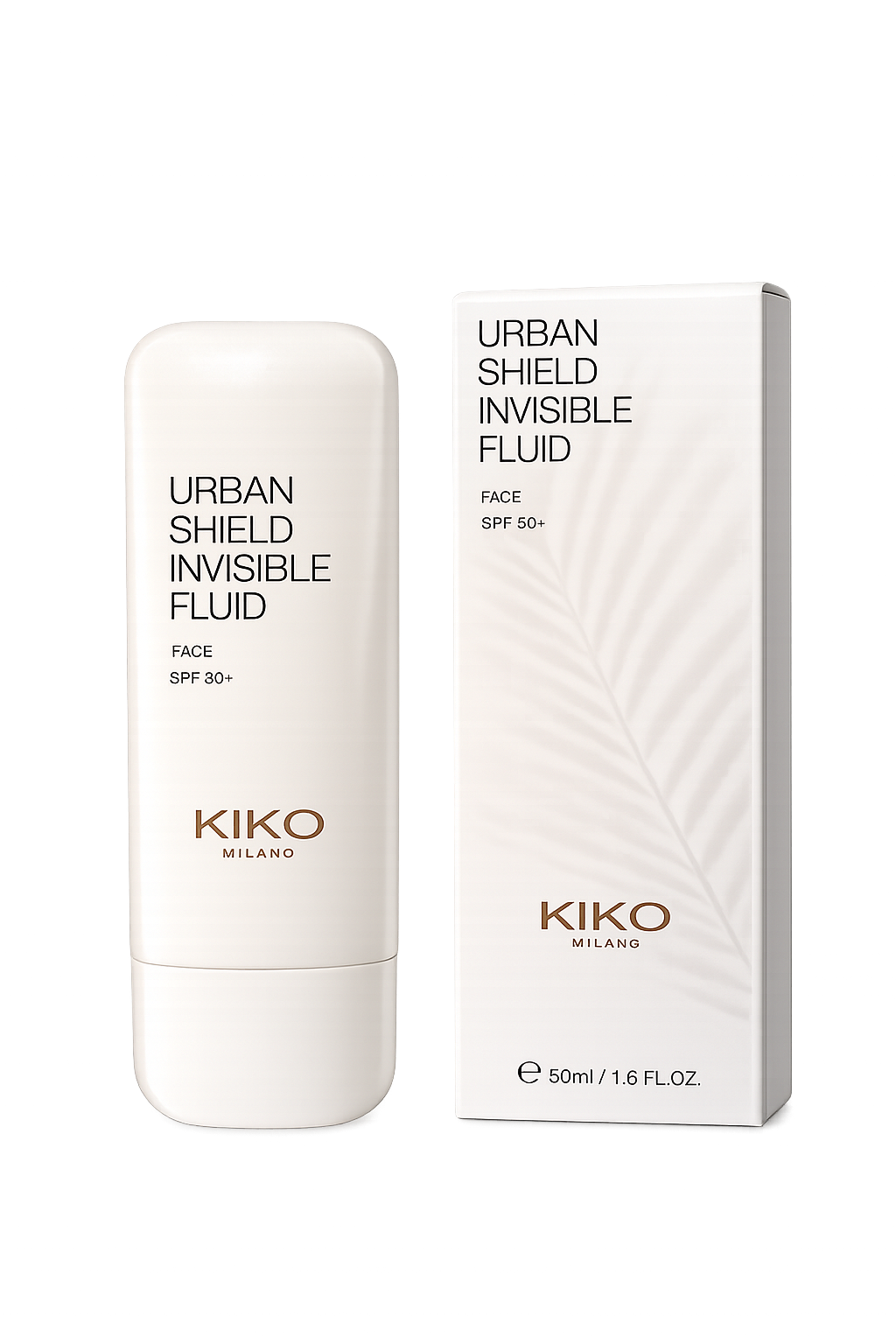 f5d657bf-cf72-47f4-9e6e-6c3e68334695 KIKO MILANO Urban Shield Invisible Fluid SPF 50+ – veido fluidas su SPF 50+