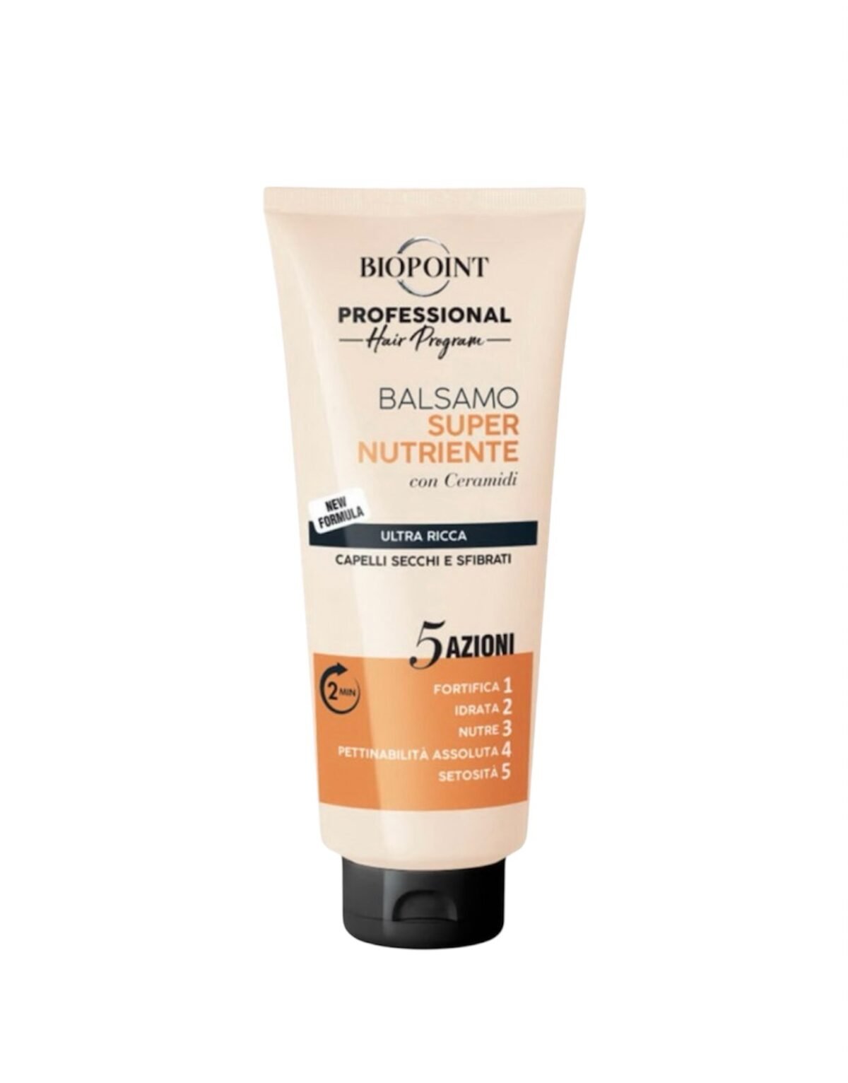 Biopoint SUPERNUTRIENTE - PROFESIONALUS BALZAMAS SAUSIEMS, GYVYBINGUMĄ PRARADUSIEMS PLAUKAMS 350 ML