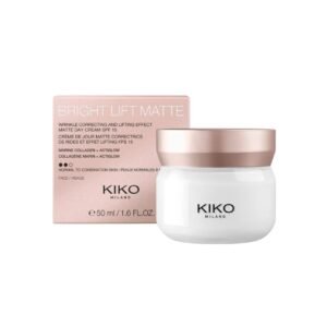 KIKO MILANO Bright Lift Matte Face Cream SPF 20
Matizuojantis ir stangrinantis dieninis veido kremas su SPF 20