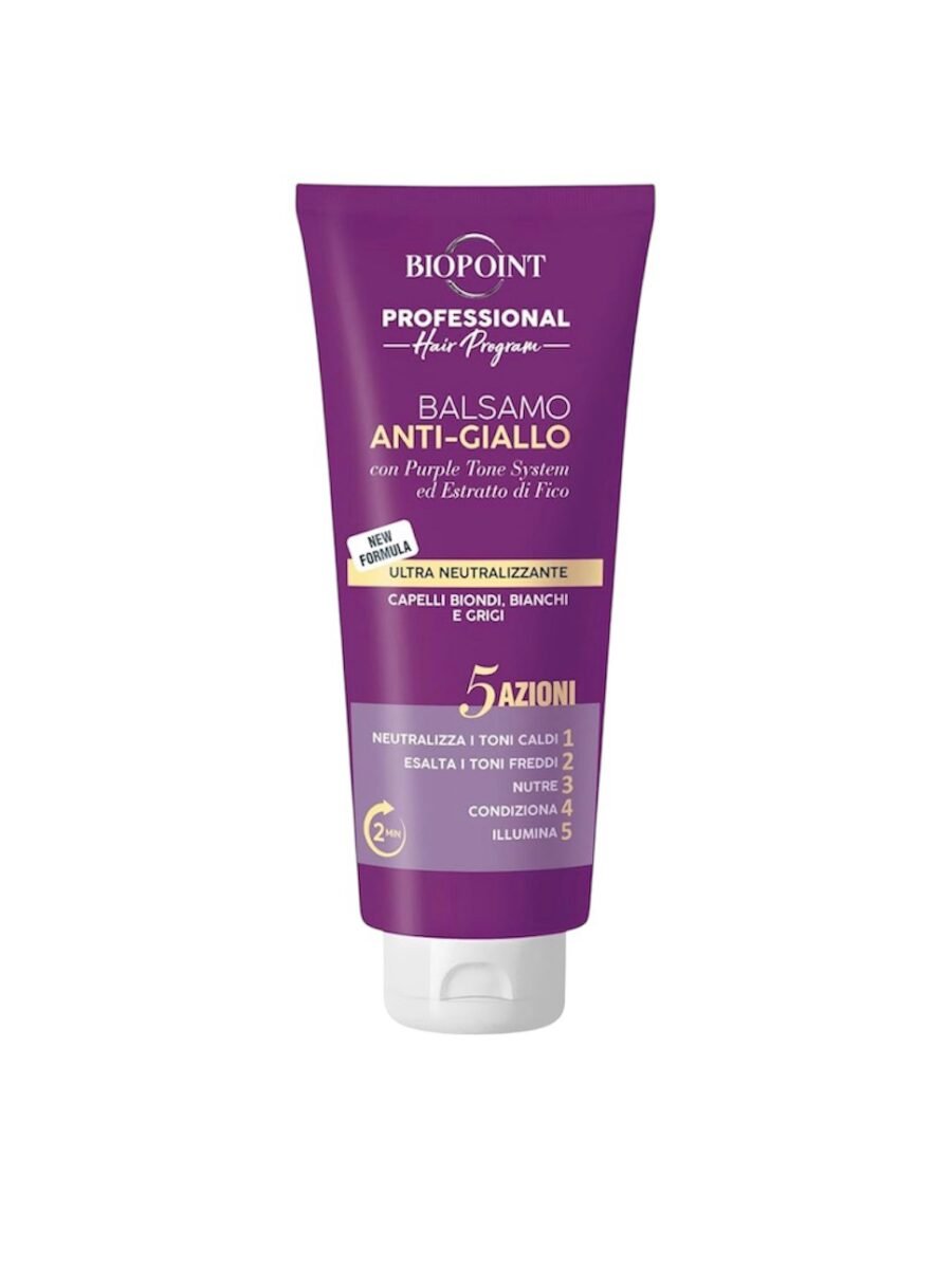 BIOPOINT PROFESSIONAL ANTI-GIALLO tonuojantis kondicionierius, 350 ml