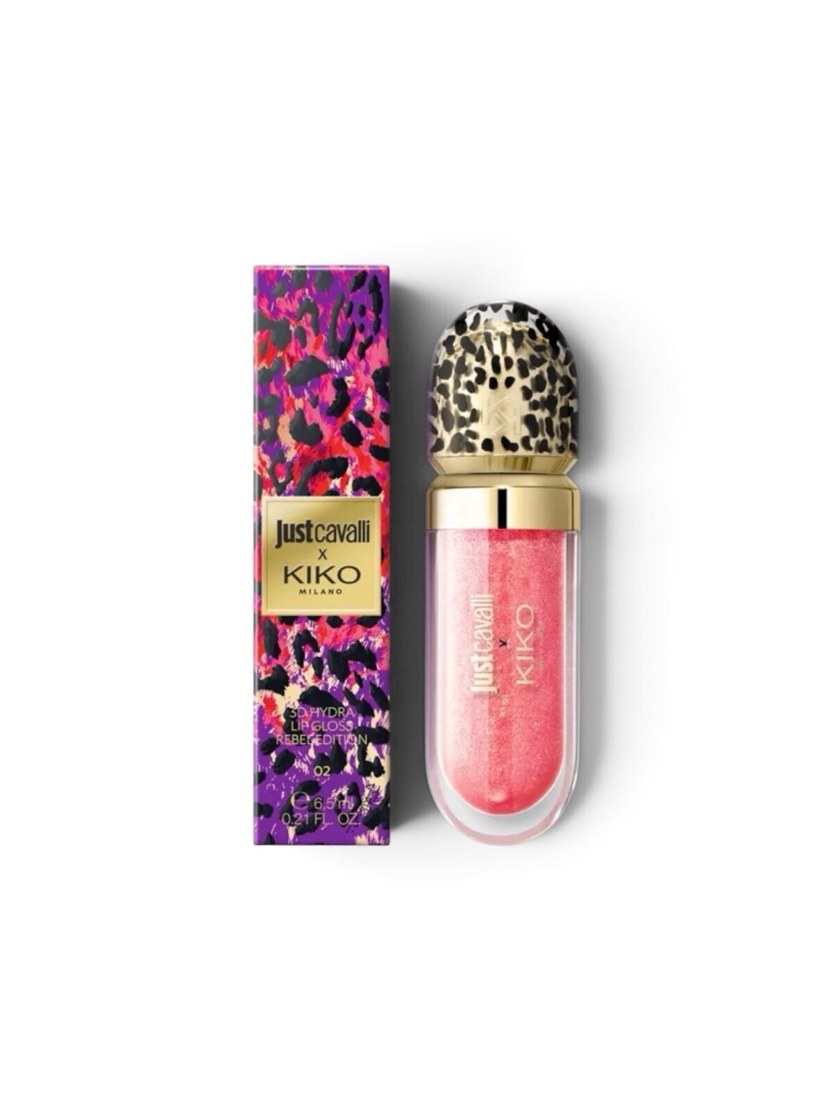 JUST CAVALLI X KIKO MILANO 3D Hydra Lip Gloss – drėkinantis 3D efekto lūpų blizgis