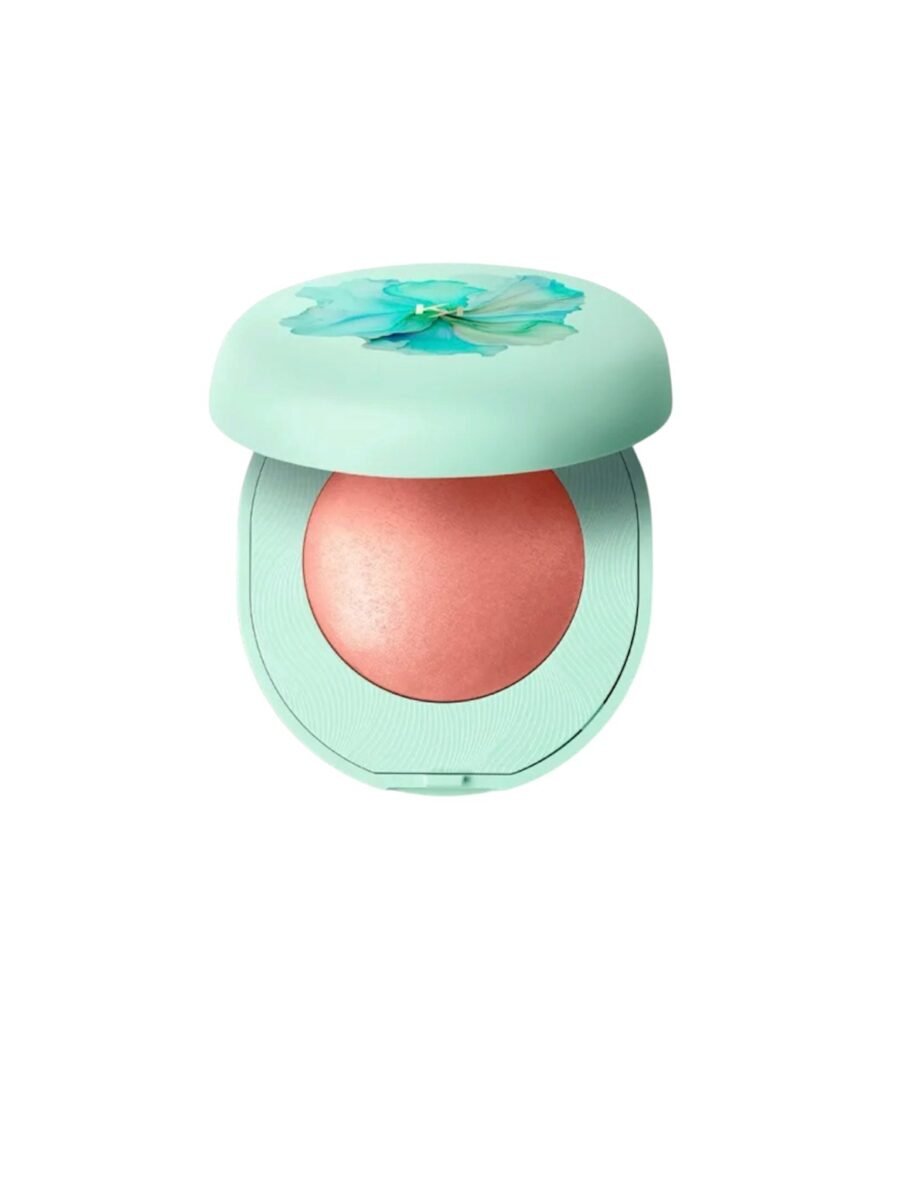 KIKO MILANO Dreamphoria Glow Up Beautifier – švytėjimo suteikianti kompaktinė veido pudra 02 Peachy Passion