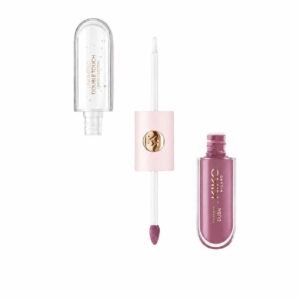 KIKO MILANO Unlimited Double Touch lūpų dažai (04 Warm Mauve spalva)