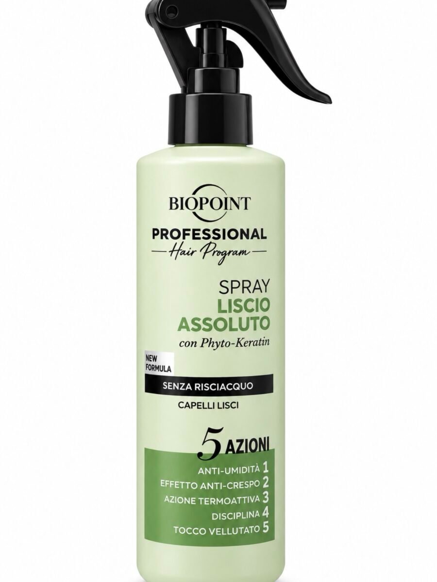 BIOPOINT Professional Liscio Assoluto – profesionalus glotninamasis plaukų purškiklis 200 ml