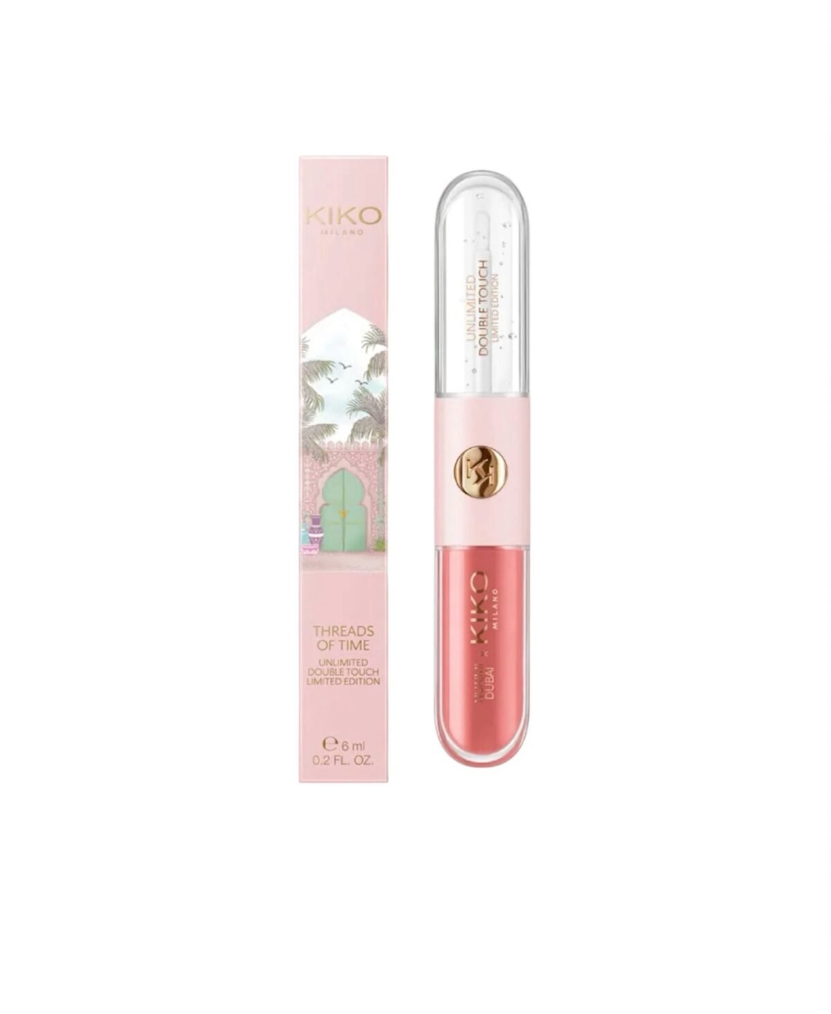 KIKO MILANO Unlimited Double Touch lūpų dažai (03 Mauve Statement spalva)